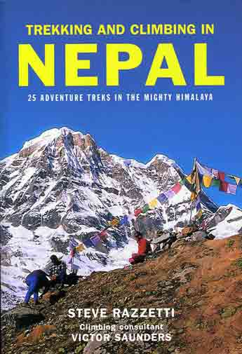 
Annapurna South from moraine above Annapurna Base Camp - Trekking And Climbing in Nepal book cover
